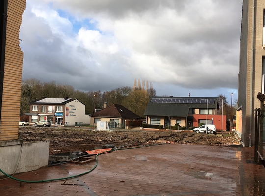 Het gat in de (Lichterveldse) markt Afbraak op de markt