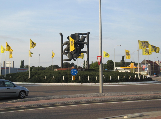 De rotonde van Vlaanderen