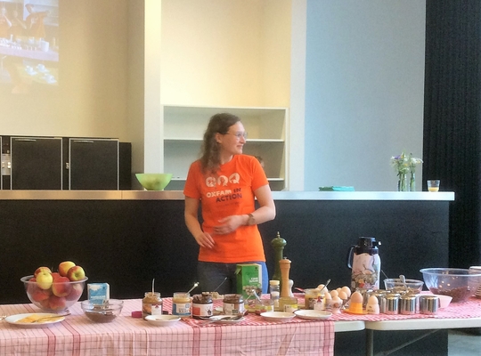 Ontbijt op 13 mei ten voordele van Oxfam projecten in het Zuiden